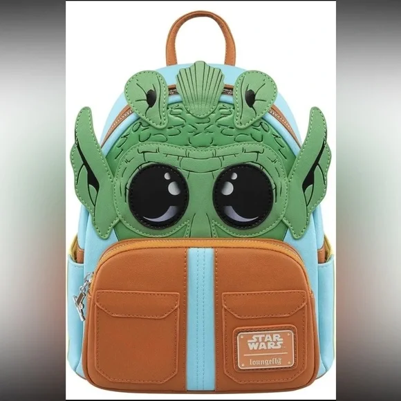 Loungefly Star Wars Greedo Mini Backpack new in packaging SOLD OUT - Picture 2 of 12